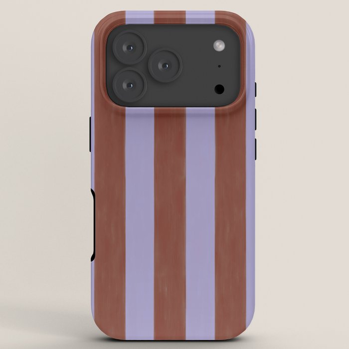 wide stripe in cacao iPhone Case Gallery Image 7