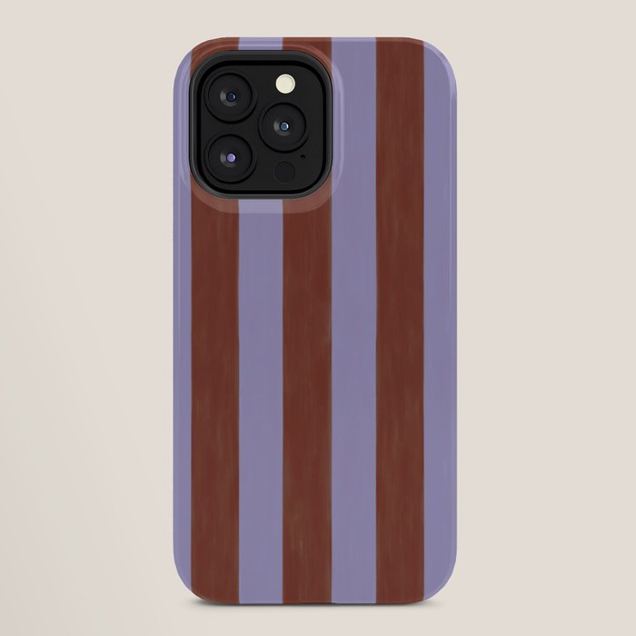 wide stripe in cacao iPhone Case Gallery Image 28
