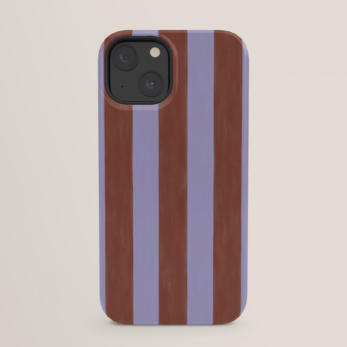 wide stripe in cacao iPhone Case Gallery Image 29