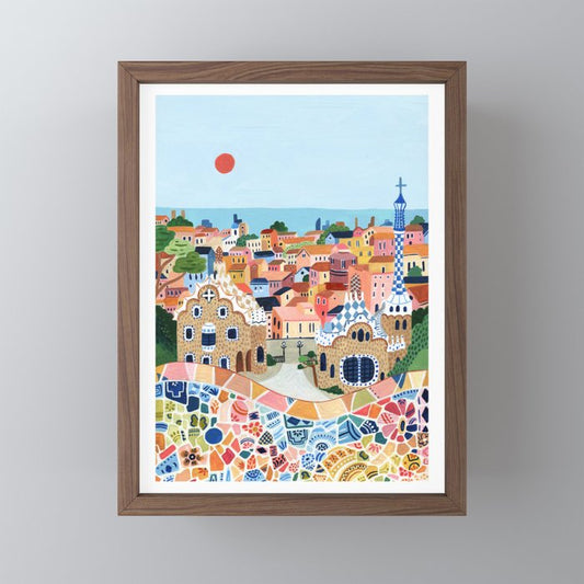 Barcelona Mini Art Print Gallery Image 2