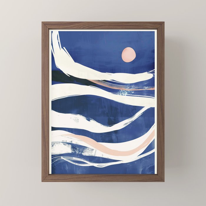 Blue as a Memory Mini Art Print Gallery Image 2