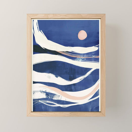 Blue as a Memory Mini Art Print Gallery Image 1
