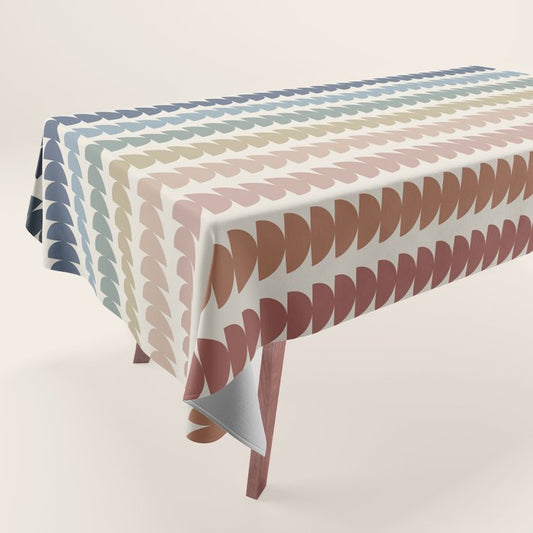 Maude Pattern- Vintage Multicolor Tablecloth Gallery Image 1