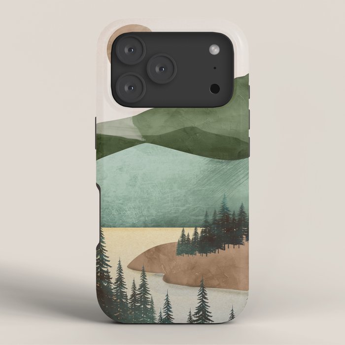 Abstract Art Landscape 16 iPhone Case Gallery Image 3