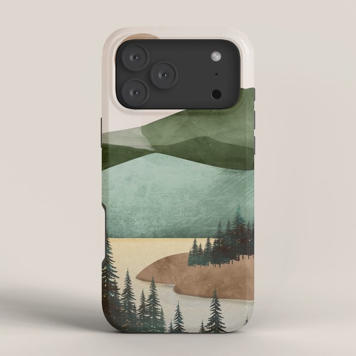 Abstract Art Landscape 16 iPhone Case Gallery Image 4