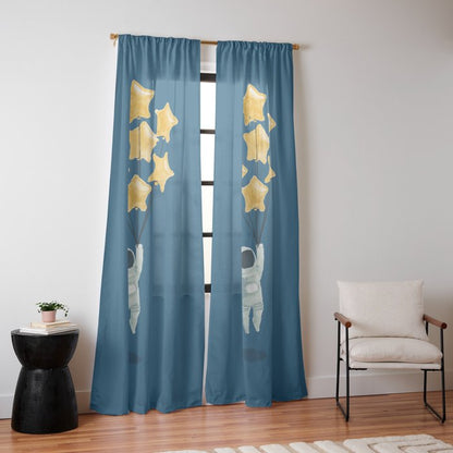 Astronaut's dream Window Curtain Gallery Image 14