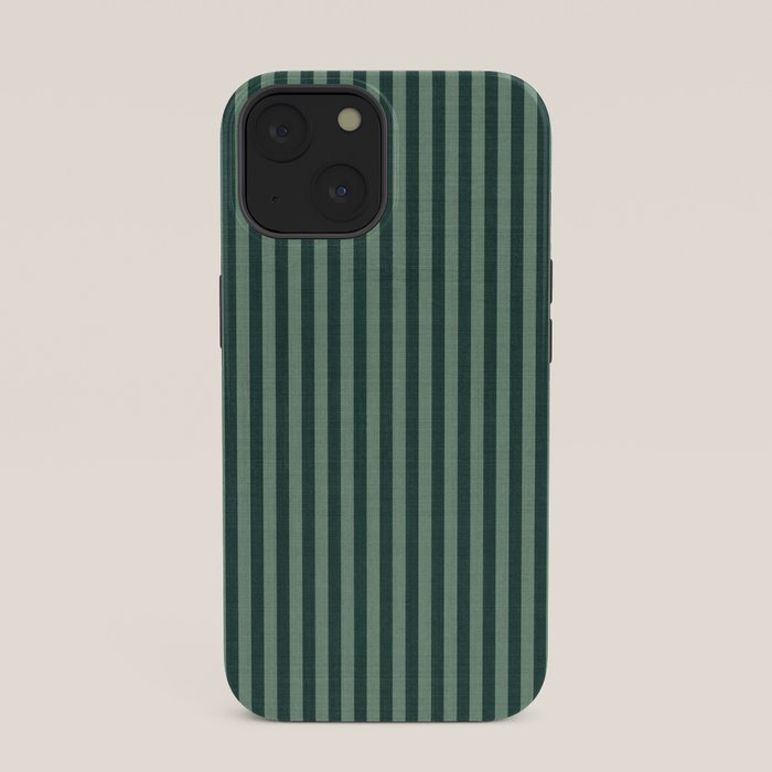Pinstripe in Green iPhone Case Gallery Image 33