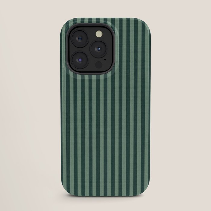 Pinstripe in Green iPhone Case Gallery Image 27