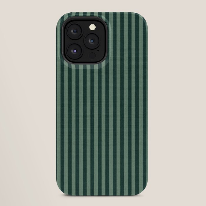 Pinstripe in Green iPhone Case Gallery Image 28