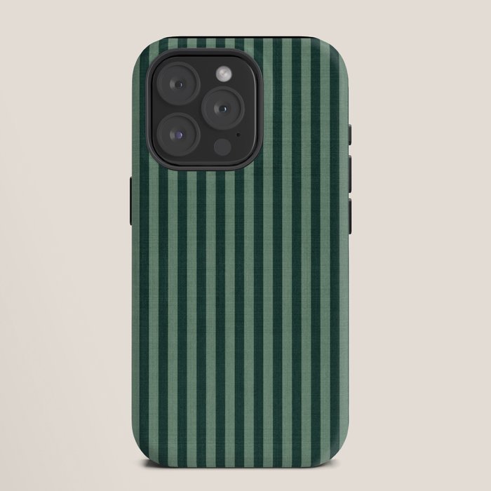 Pinstripe in Green iPhone Case Gallery Image 11