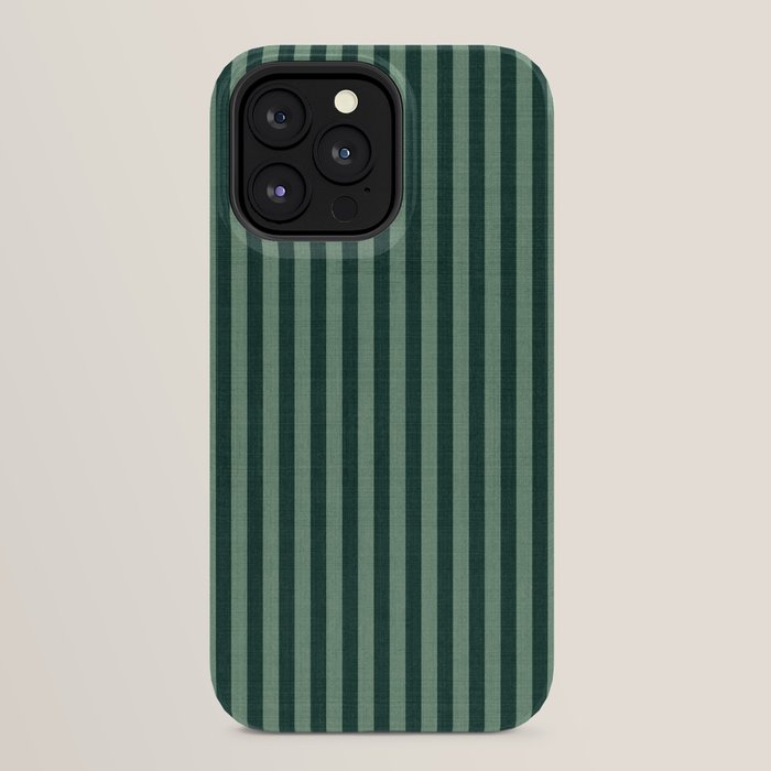 Pinstripe in Green iPhone Case Gallery Image 24