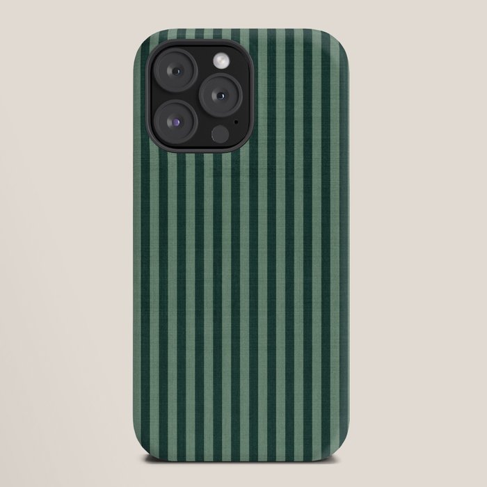 Pinstripe in Green iPhone Case Gallery Image 20
