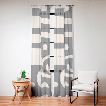 Soft Movement 3 Window Curtain Gallery Image 24