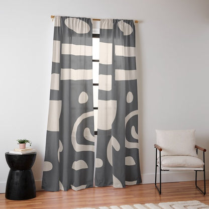 Soft Movement 3 Window Curtain Gallery Image 14