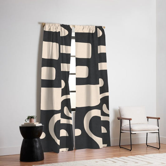 Soft Movement 3 Window Curtain Gallery Image 2