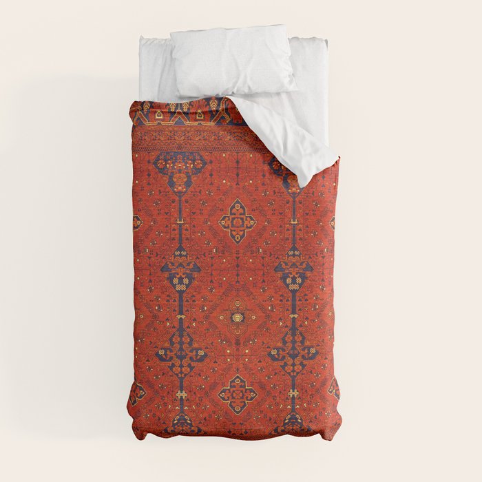N194 - Red Berber Atlas Oriental Traditional Moroccan Style Duvet Cover Gallery Image 9