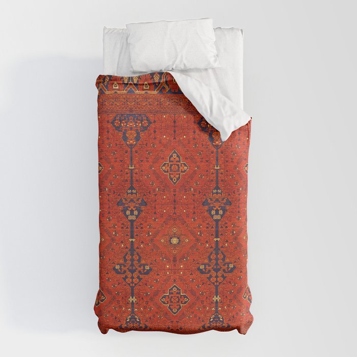 N194 - Red Berber Atlas Oriental Traditional Moroccan Style Duvet Cover Gallery Image 5