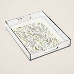 Grey Cheetahs Acrylic Tray Gallery Image 1