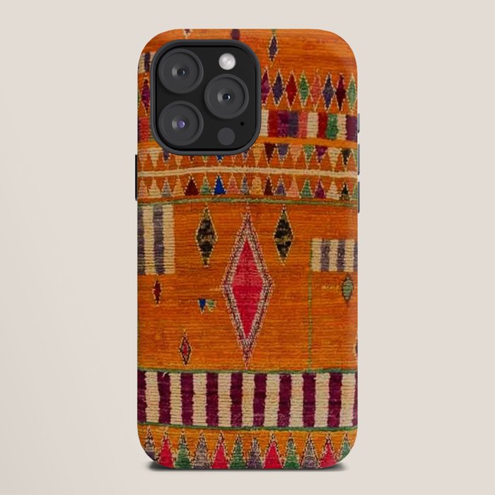 Orange Traditional Moroccan Design iPhone Case Gallery Image 12