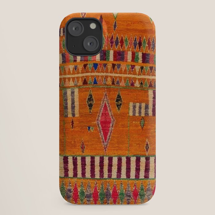 Orange Traditional Moroccan Design iPhone Case Gallery Image 18