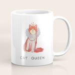 Cat Queens (Blue) Coffee Mug Gallery Image 1