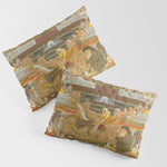 Lovers and beloveds: A composite of scenes from Persian, Urdu, and Sanskrit literature Pillow Sham Gallery Image 1