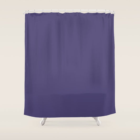 Lavender Purple Solid Color Shower Curtain Gallery Image 1