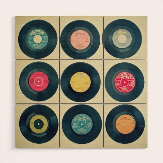 Vinyl Collection Wood Wall Art Gallery Image 2
