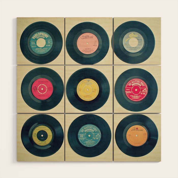 Vinyl Collection Wood Wall Art Gallery Image 1