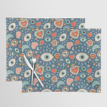 Written in the Stars | Milagros Hearts & Stars Placemat Gallery Image 1