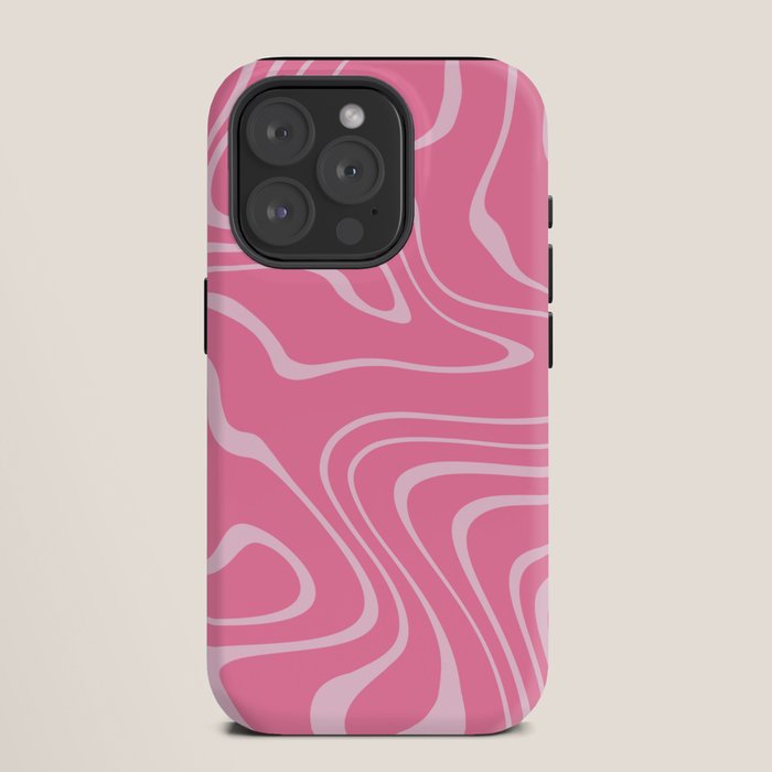 Pink Abstract Swirl Pattern iPhone Case Gallery Image 11