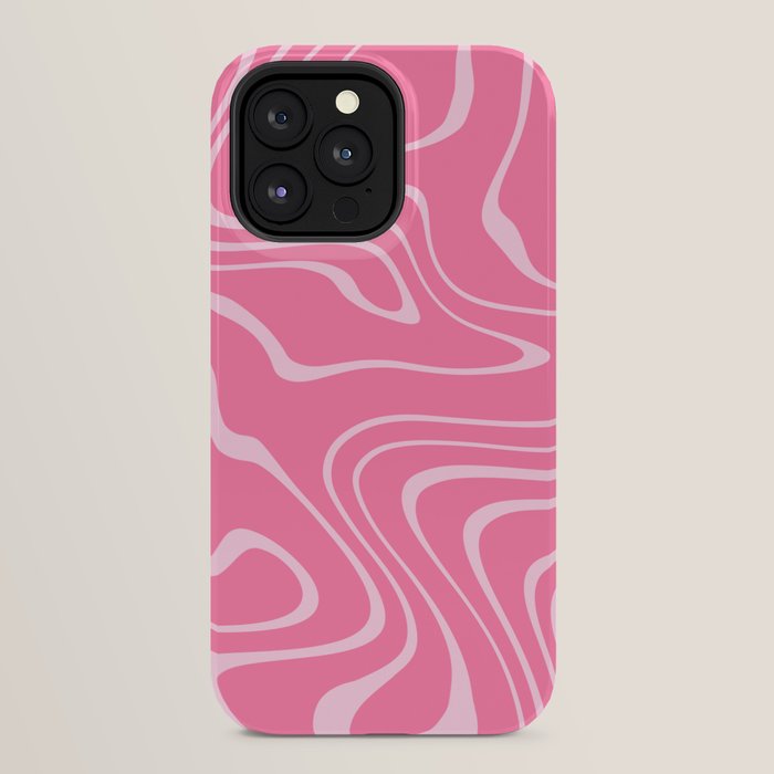 Pink Abstract Swirl Pattern iPhone Case Gallery Image 32