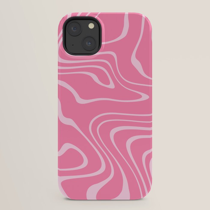 Pink Abstract Swirl Pattern iPhone Case Gallery Image 22