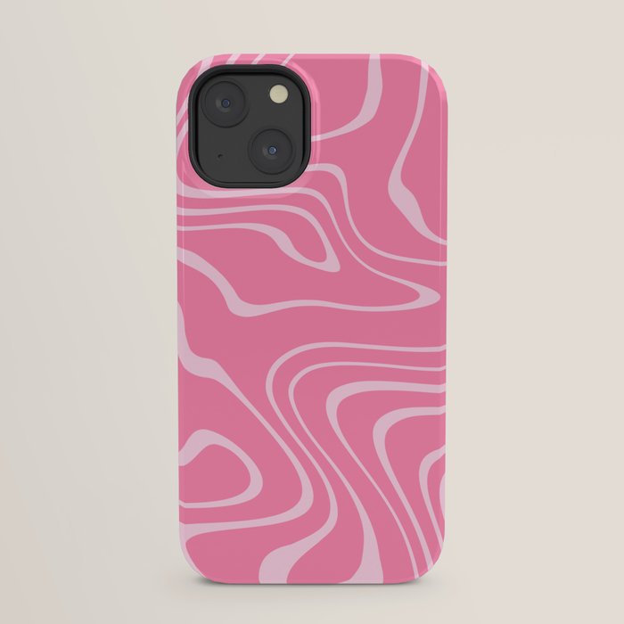 Pink Abstract Swirl Pattern iPhone Case Gallery Image 29