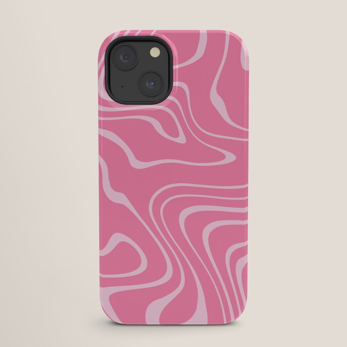 Pink Abstract Swirl Pattern iPhone Case Gallery Image 25