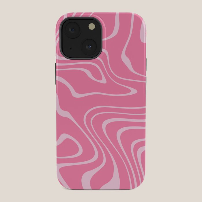 Pink Abstract Swirl Pattern iPhone Case Gallery Image 34