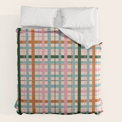 Gingham - Pastel Color Duvet Cover Gallery Image 7