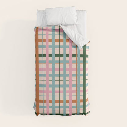 Gingham - Pastel Color Duvet Cover Gallery Image 4