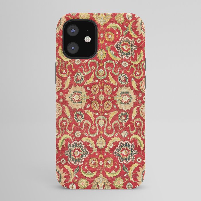 Isphahan Antique Central Persian Rug Print iPhone Case Gallery Image 42