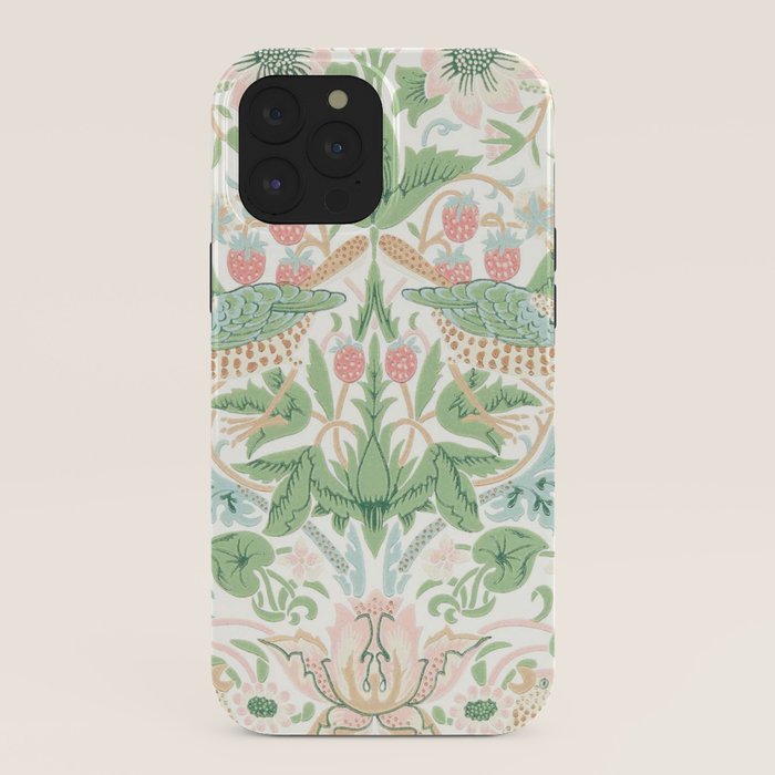 William Morris Strawberry Thief Cochineal Willow iPhone Case Gallery Image 40