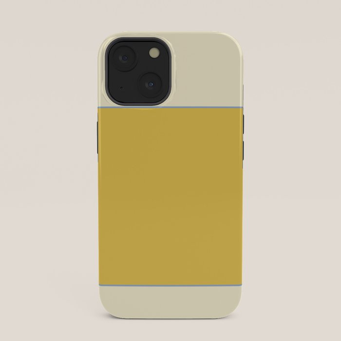 Sunshine Yellow Color Block Warm Vintage iPhone Case Gallery Image 33