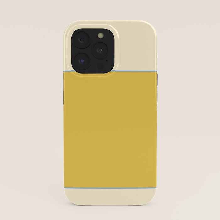 Sunshine Yellow Color Block Warm Vintage iPhone Case Gallery Image 39