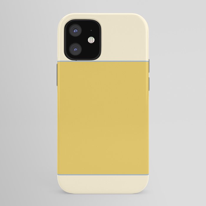 Sunshine Yellow Color Block Warm Vintage iPhone Case Gallery Image 41
