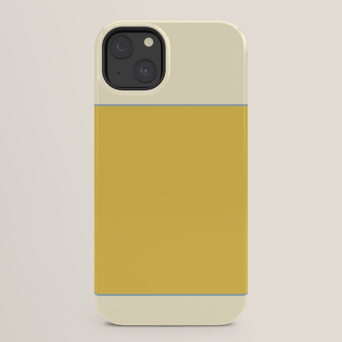 Sunshine Yellow Color Block Warm Vintage iPhone Case Gallery Image 30