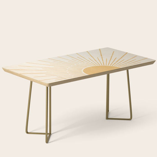 Boho Sun no. 5 Yellow Coffee Table Gallery Image 2