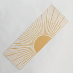 Boho Sun no. 5 Yellow Yoga Mat Gallery Image 1