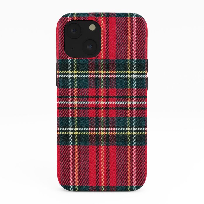 Black Red Tartan Plaid Scottish Pattern iPhone Case Gallery Image 38