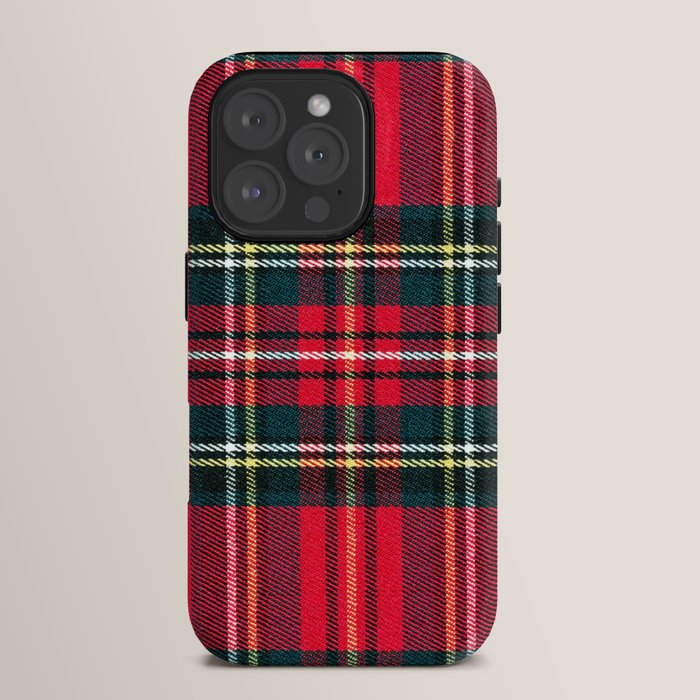 Black Red Tartan Plaid Scottish Pattern iPhone Case Gallery Image 15