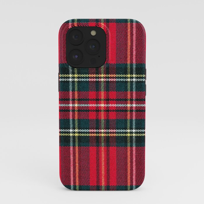 Black Red Tartan Plaid Scottish Pattern iPhone Case Gallery Image 39