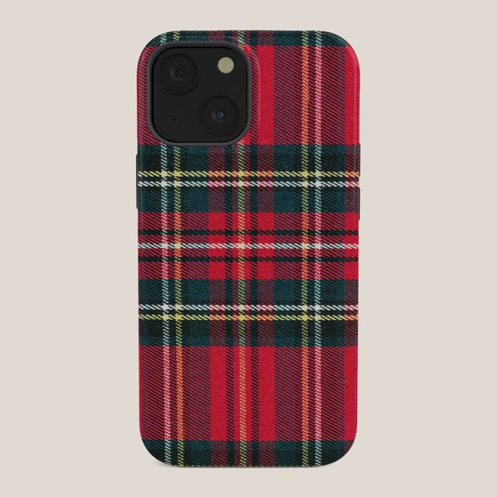 Black Red Tartan Plaid Scottish Pattern iPhone Case Gallery Image 34
